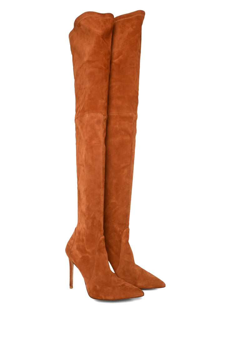 Stuart Weitzman Size 7.5 Thigh High Pointed Toe Boots