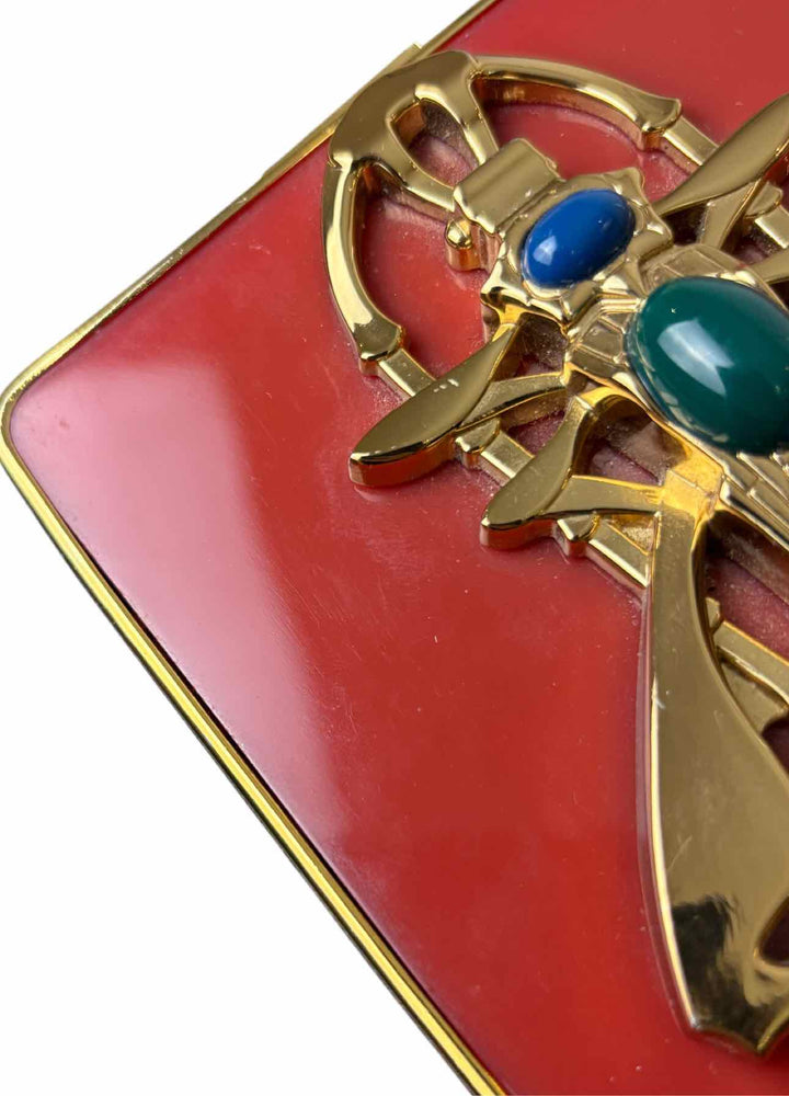 Tory Burch Adele Embellished Minaudiere Clutch Purse