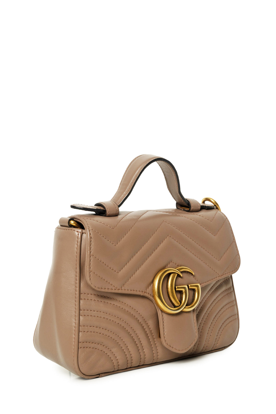 Gucci GG Marmont Small Top Handle Shoulder Bag