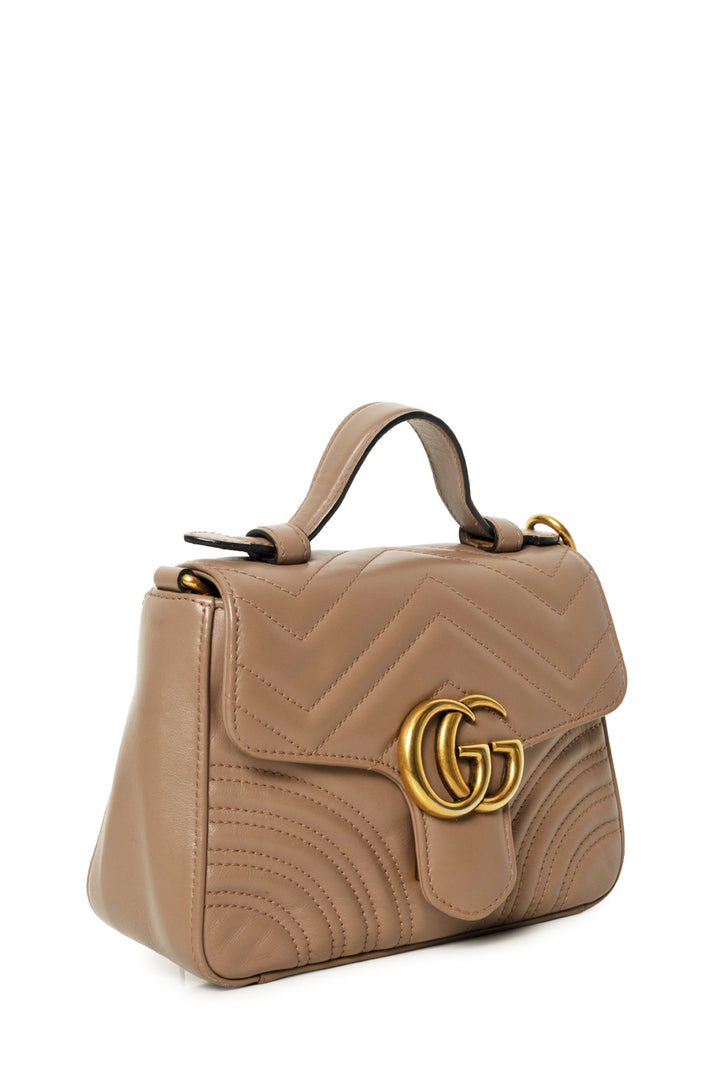 Gucci GG Marmont Small Top Handle Shoulder Bag
