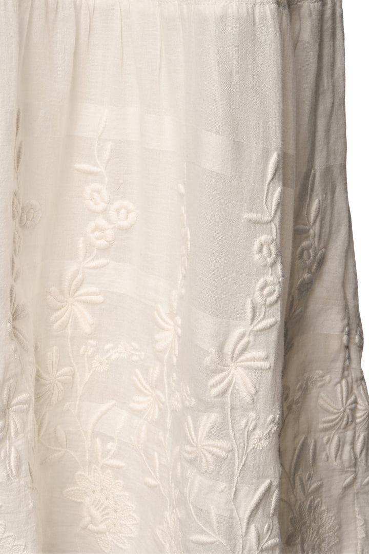 Love Shack Fancy Size S Cameron Maxi Floral Embroidered Dress