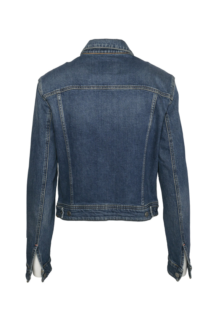 Acne Studios Bla Konst Size 40 Cliff Mid Blue Denim Jacket