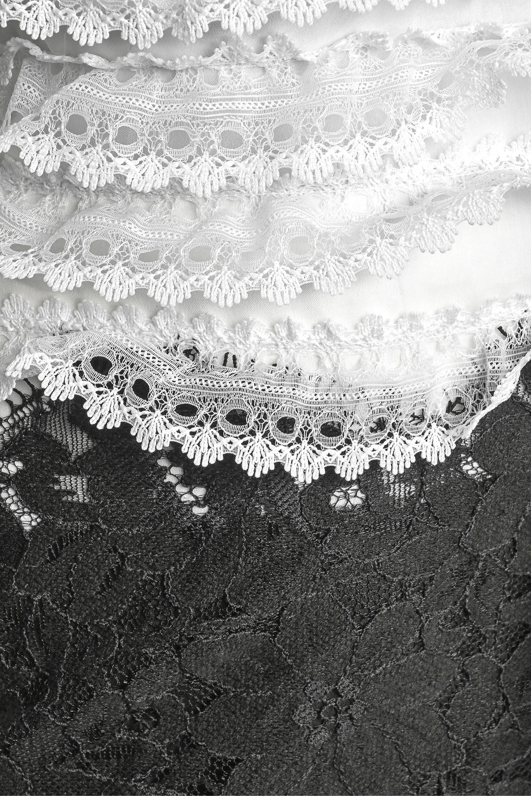 Sandro Size 34 Two Tone Lace Mini Dress