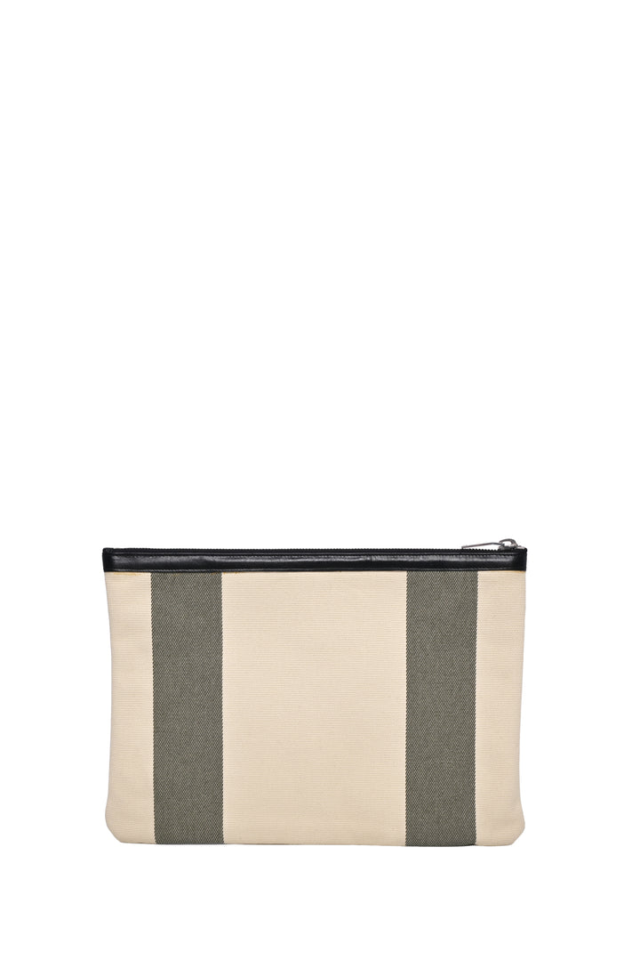 Saint Laurent 2015 Canvas Beach Zip Pouch