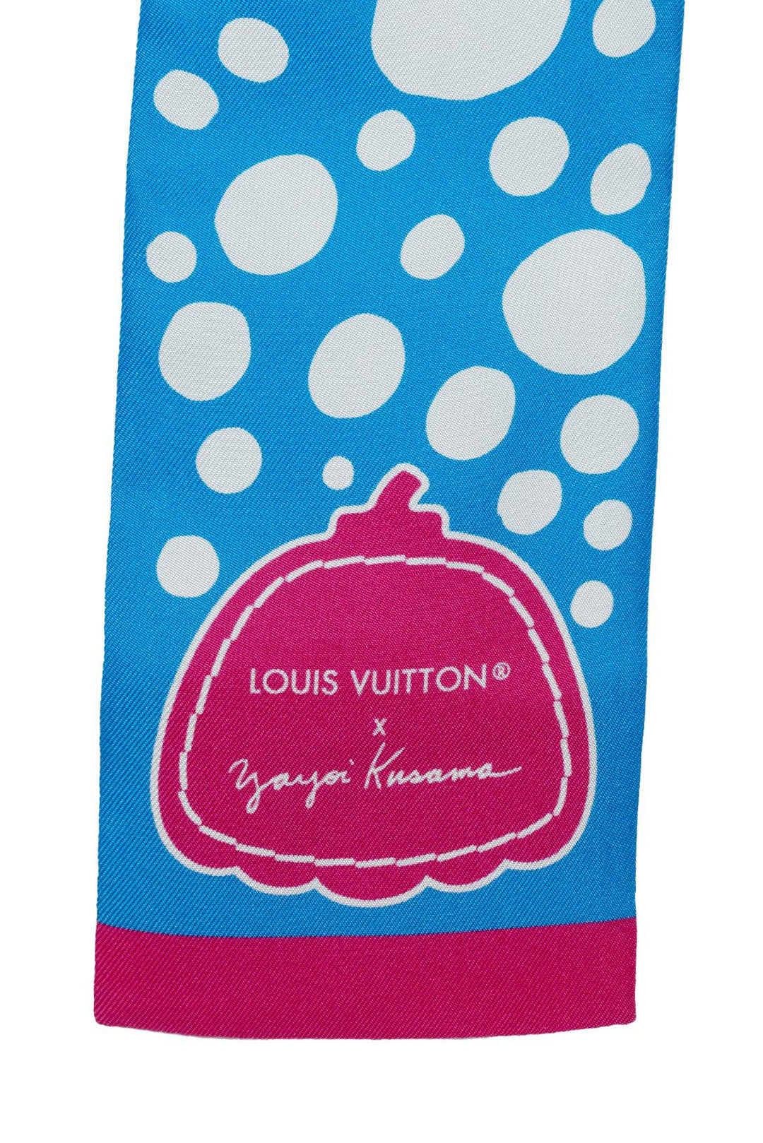 Louis Vuitton 2023 Yayoi Kusama Infinity Dots Pumpkin Scarf