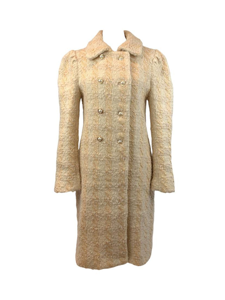 Love Shack Fancy Size 4 Tweed Armstrong Coat