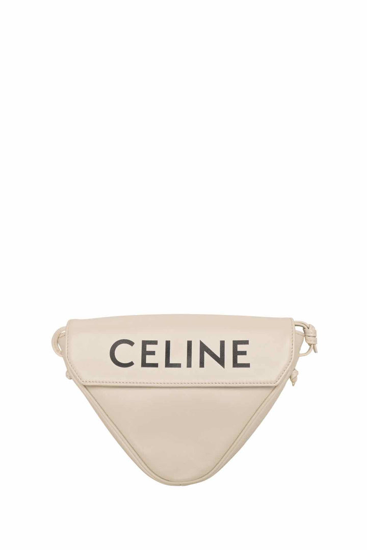 Celine Logo Triangle Crossbody Bag
