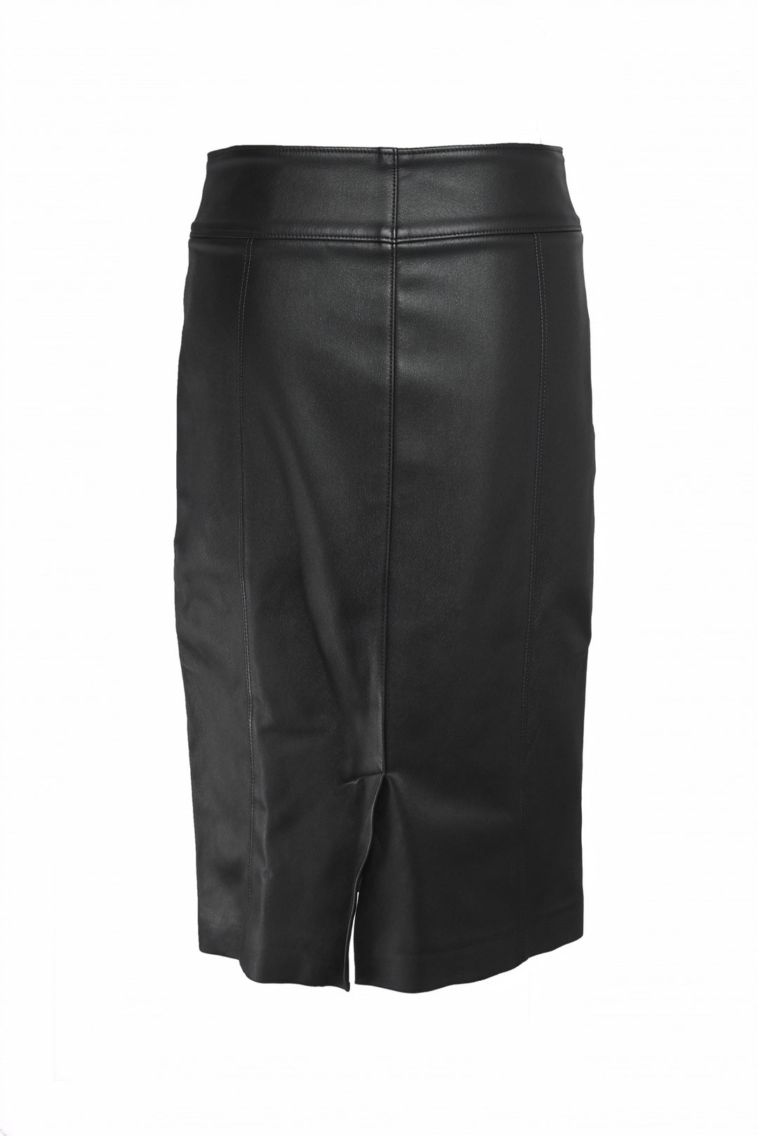 Burberry London Size 6 Leather Midi Pencil Skirt