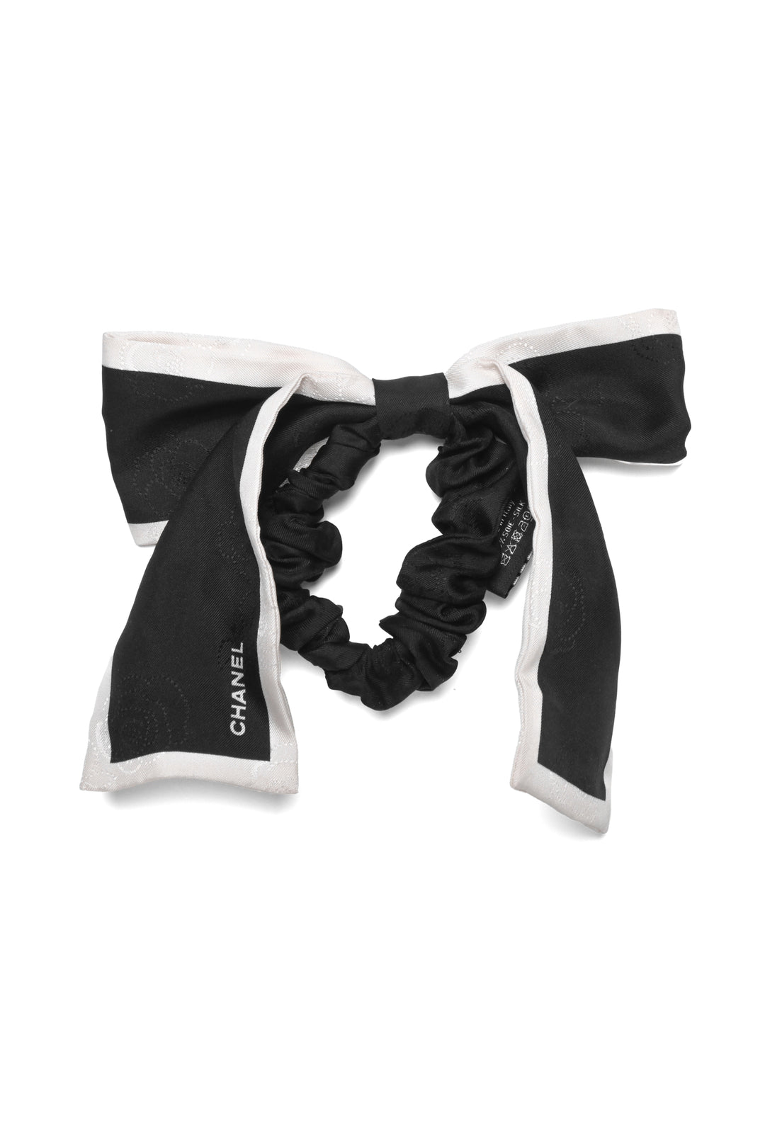 Chanel Silk Bow Hair Tie