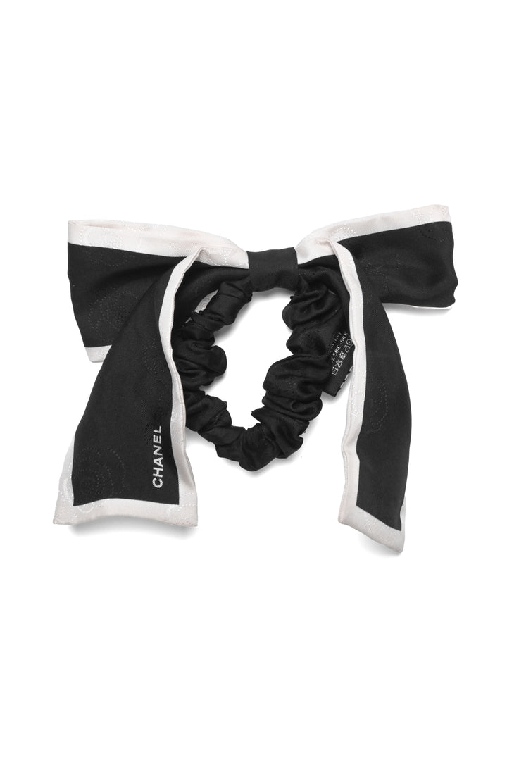 Chanel Silk Bow Hair Tie