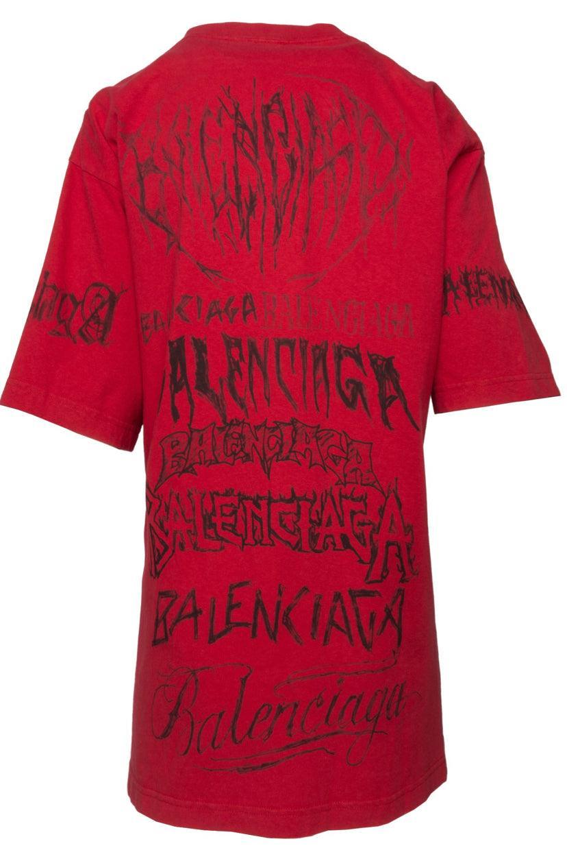 Balenciaga Size XXS Men's DIY Metal Logo T-shirt