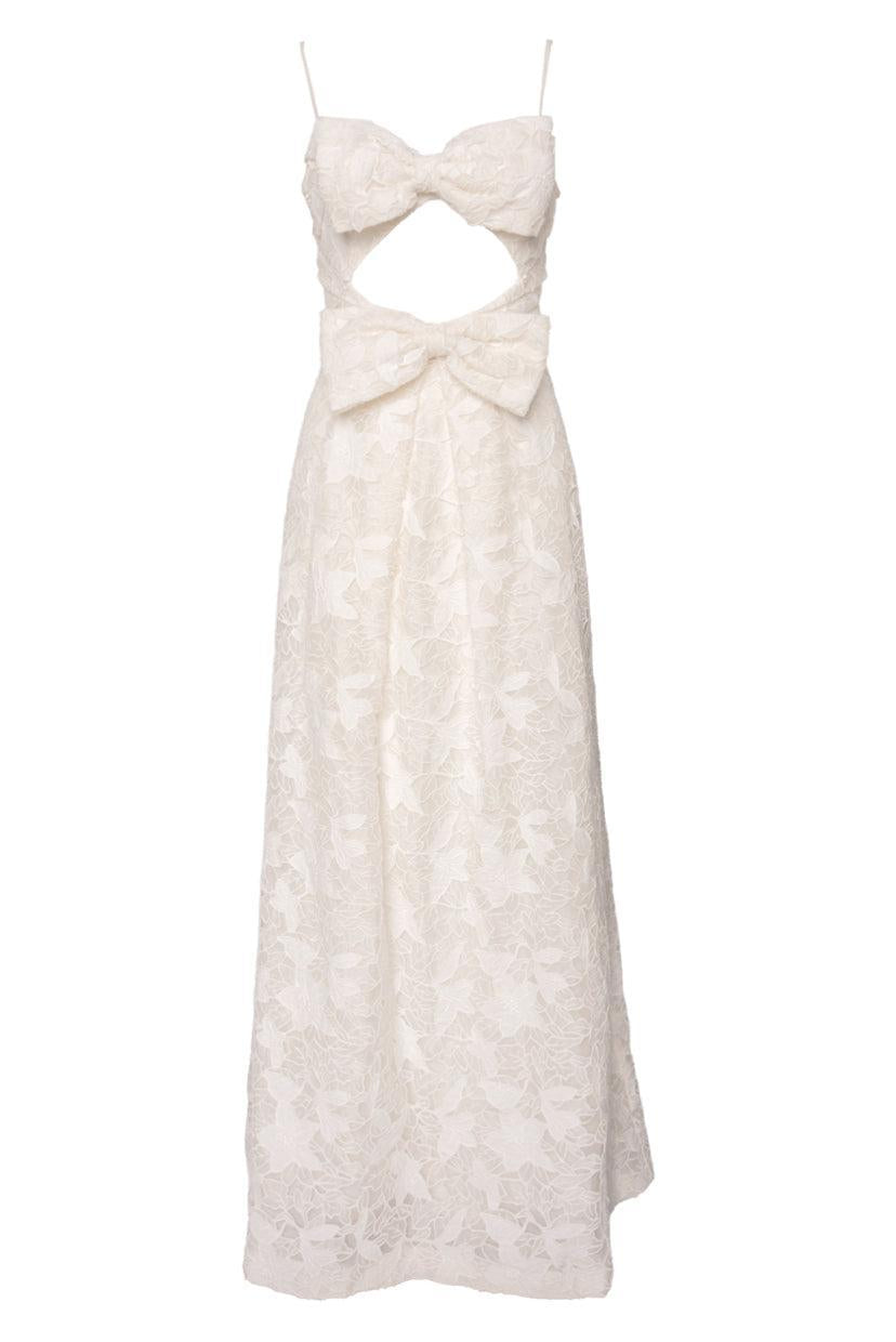 Zimmermann Size 1 Corsage Bow Maxi Dress