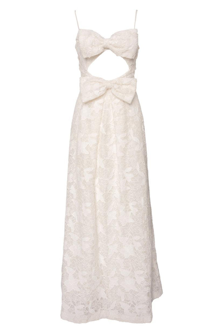 Zimmermann Size 1 Corsage Bow Maxi Dress