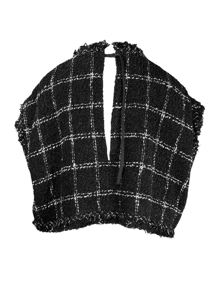 Sacai Size 1 Tweed Poncho Tops
