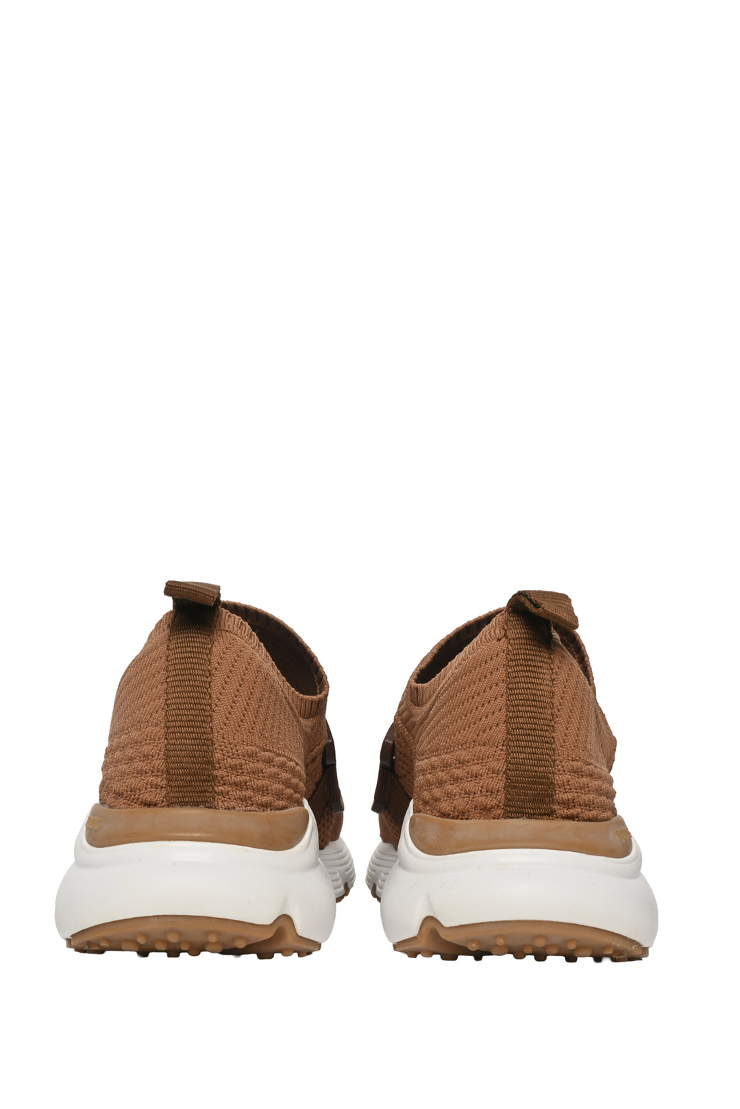 Tod's Size 37 Kate Leather Trim Knit Sneaker
