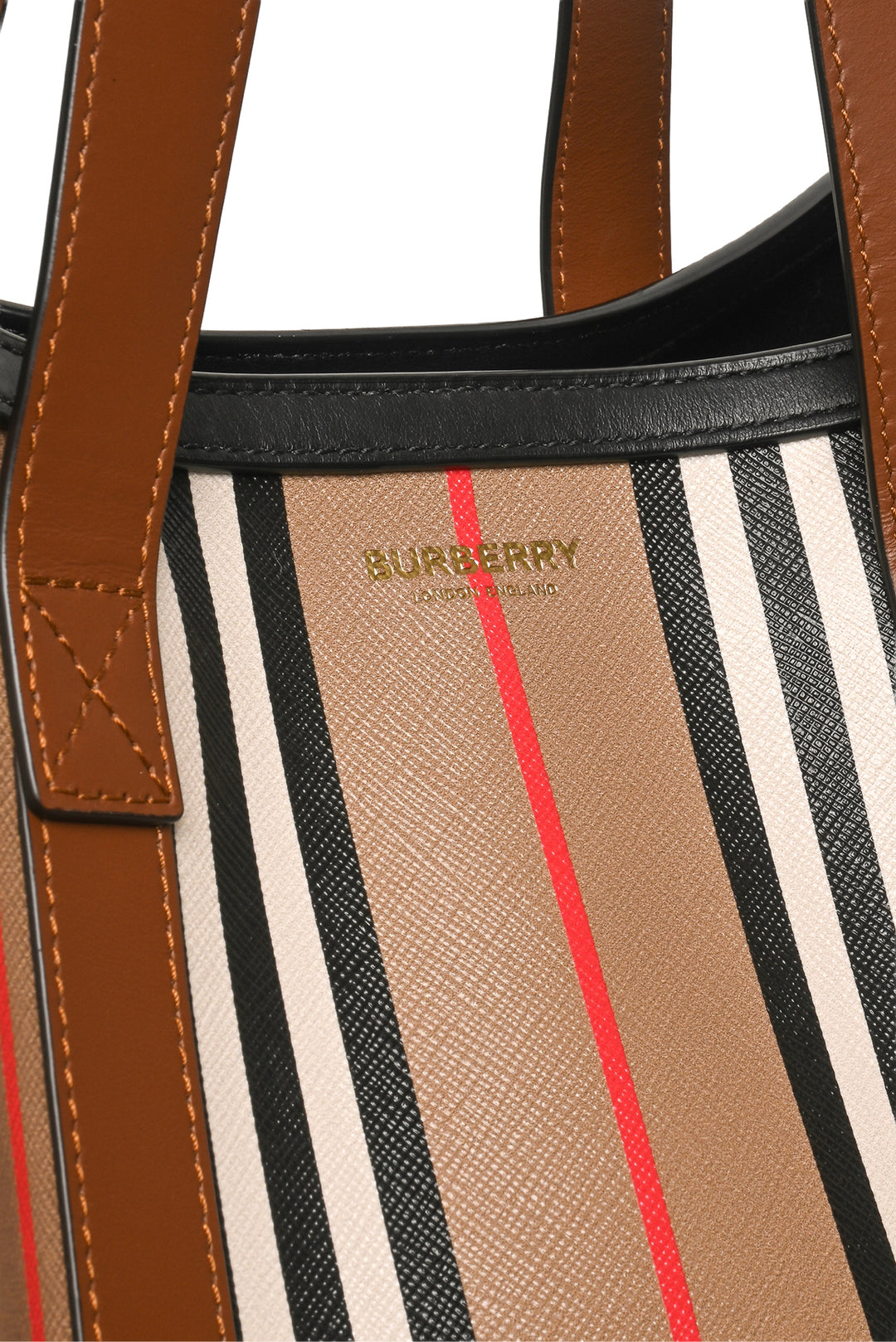 Burberry Icon Stripe Vertical Tote
