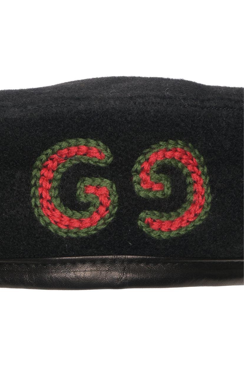 Gucci Size L GG Patch Beret