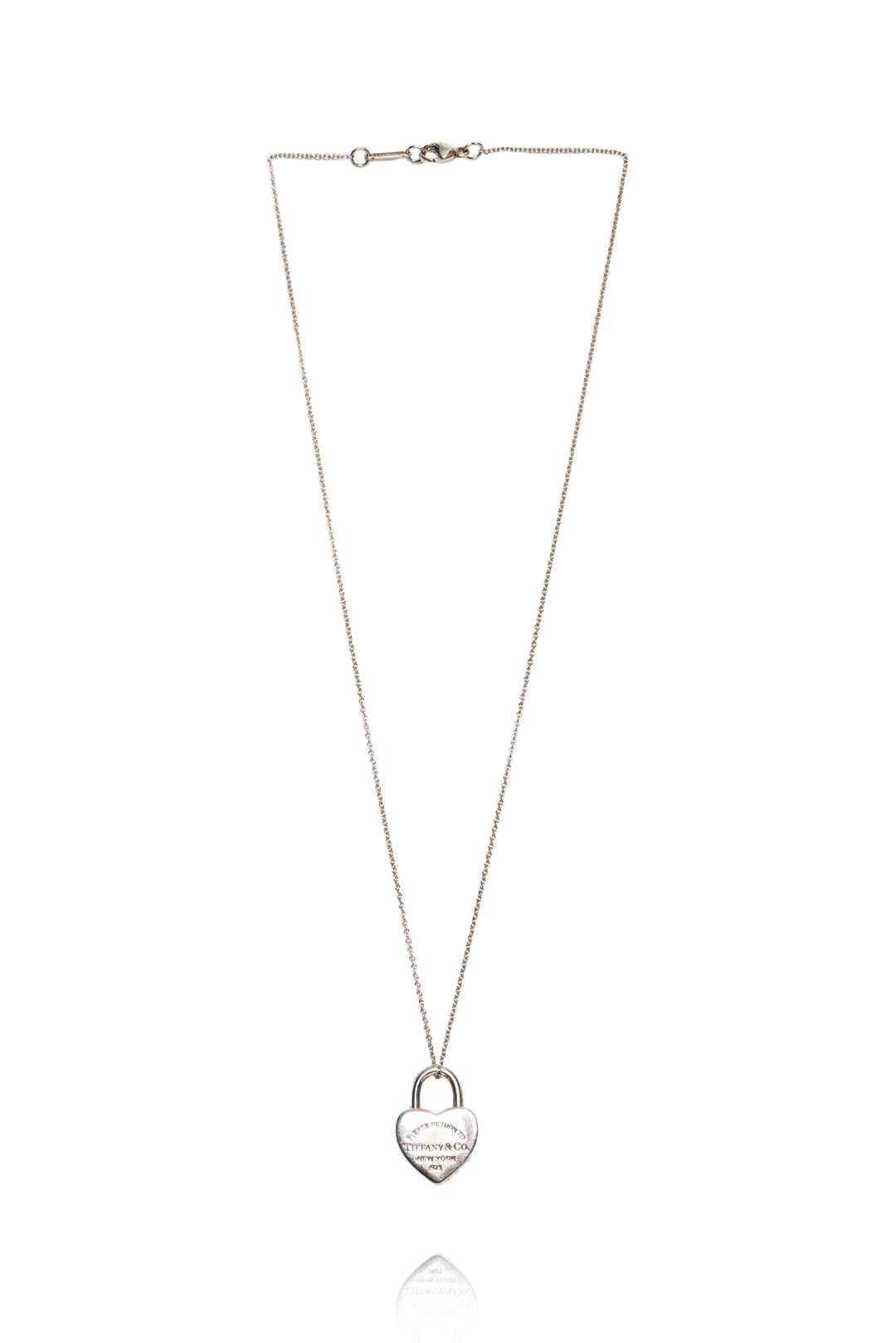 Tiffany & Co Return To Tiffany Heart Lock Charm Necklace