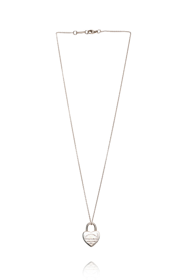Tiffany & Co Return To Tiffany Heart Lock Charm Necklace