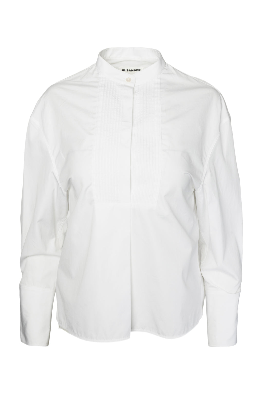 Jil Sander Size 30 Band-Collar Cotton Shirt