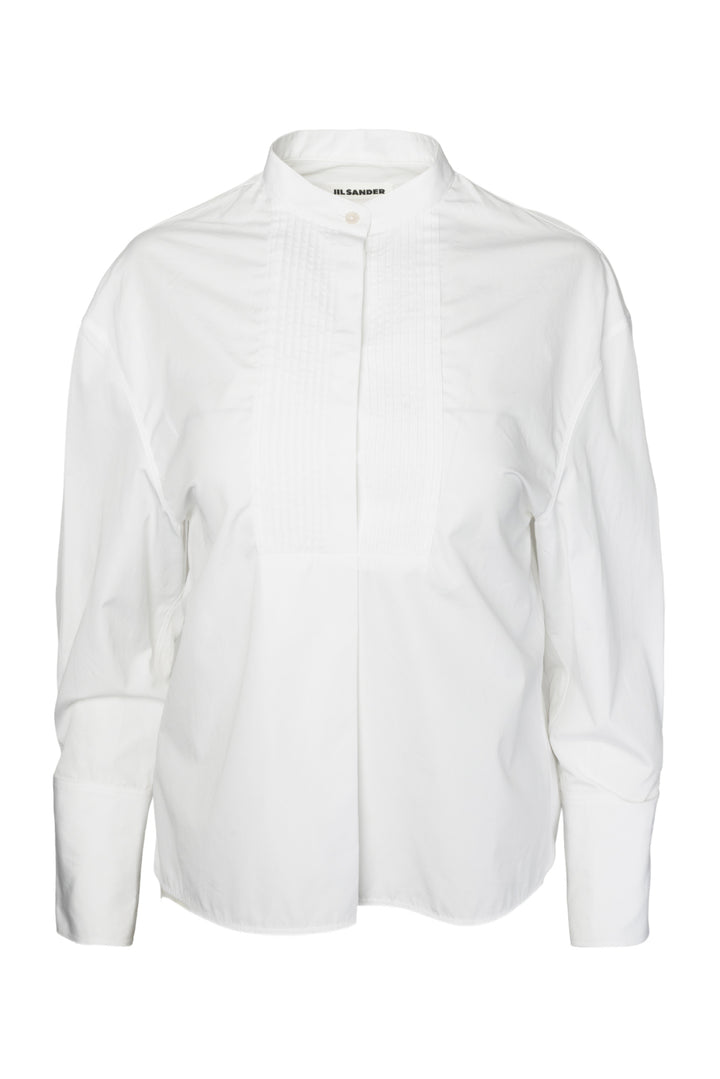 Jil Sander Size 30 Band-Collar Cotton Shirt