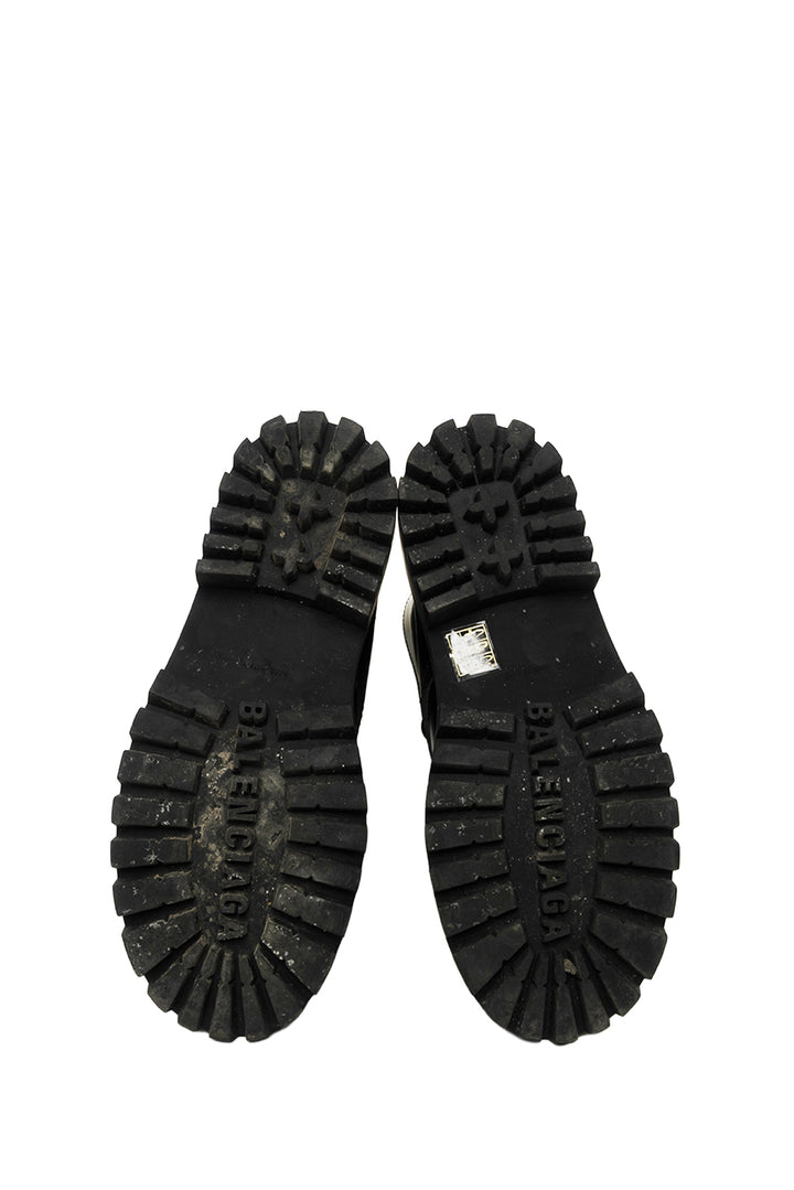 Balenciaga Size 37 Strike Lace-Up Boots