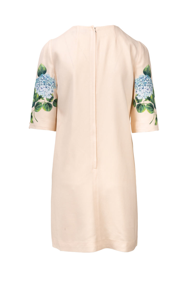 Dolce & Gabbana Size 6 Hydrangea-Print Front Cady Dress