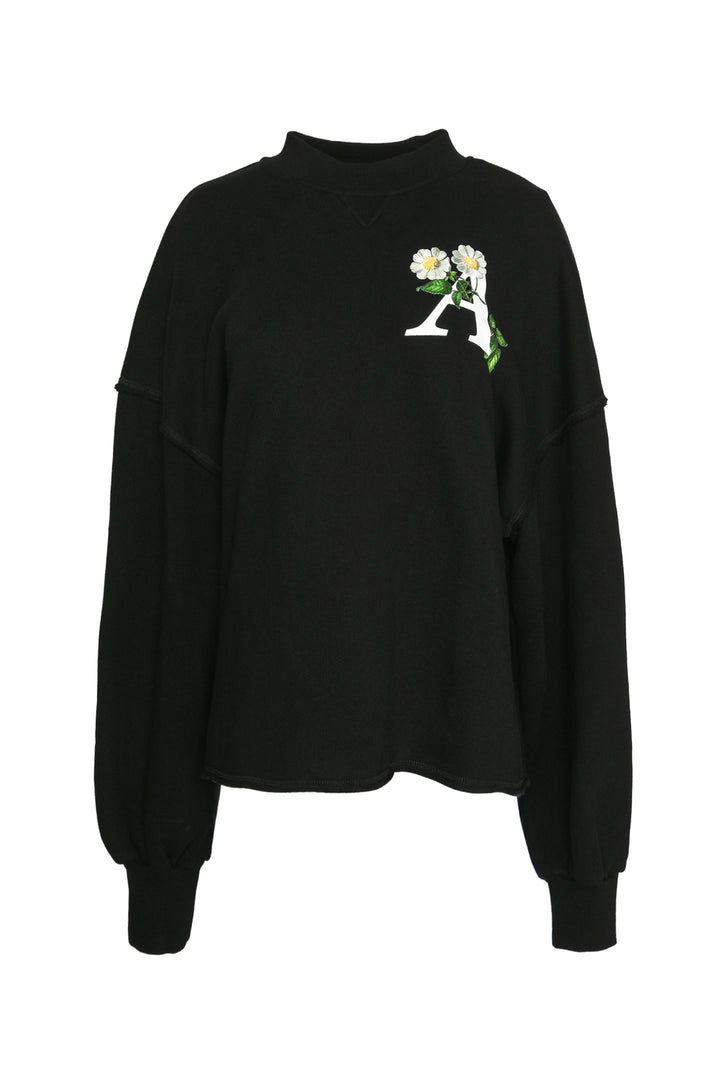 Palm Angels Size M Daisy Logo Comfy Crewneck Sweater