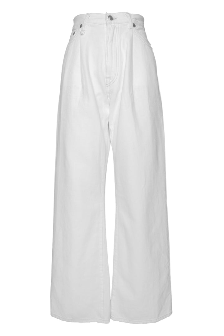 R13 Size 24 Damon Pleated Wide Leg Jeans