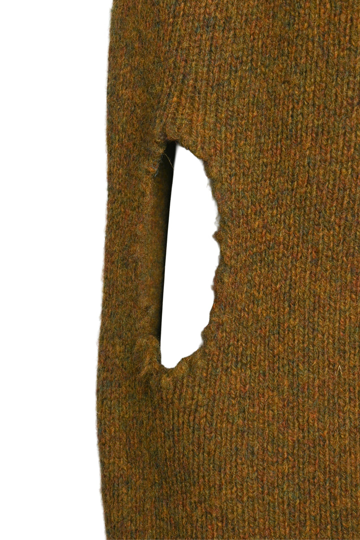 Tibi Size M Soft Lambswool Distressed Cardigan