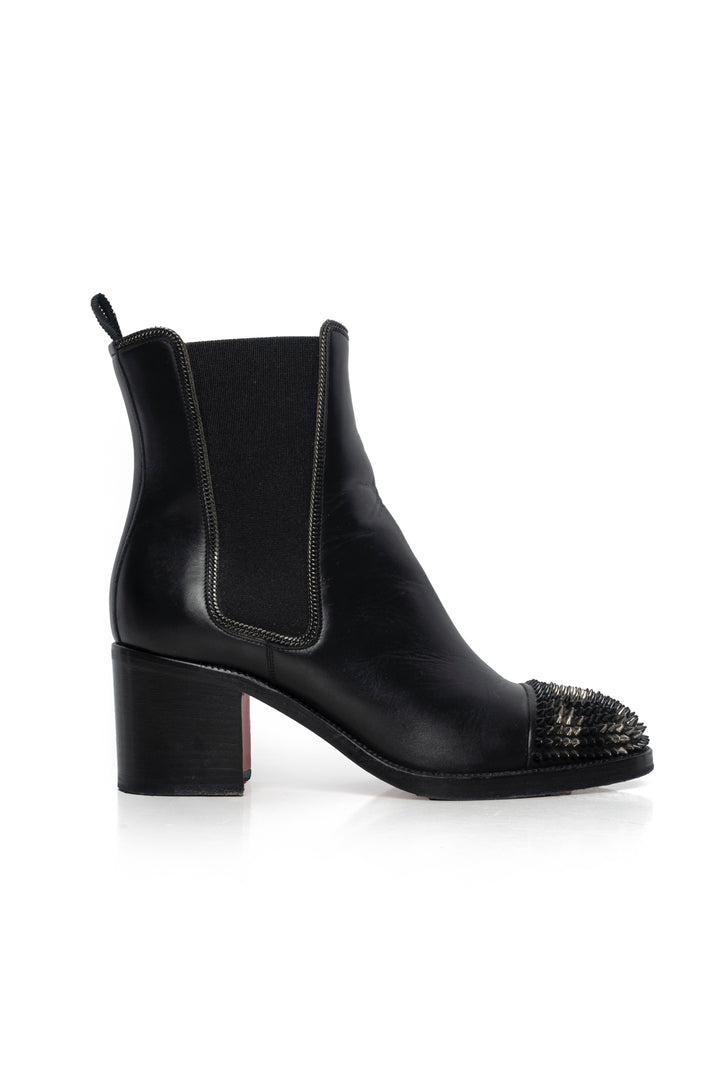 Christian Louboutin Size 36 Otaboo 70mm Spiked Toe Ankle Boots