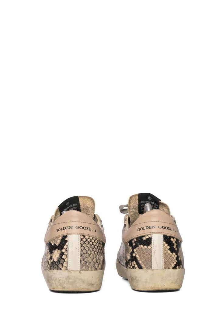 Golden Goose Size 40 Super Star Phyton Sneaker.