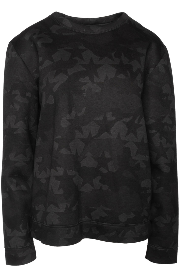 Valentino Size S Men's Camo Stars Neoprene Crewneck Sweater