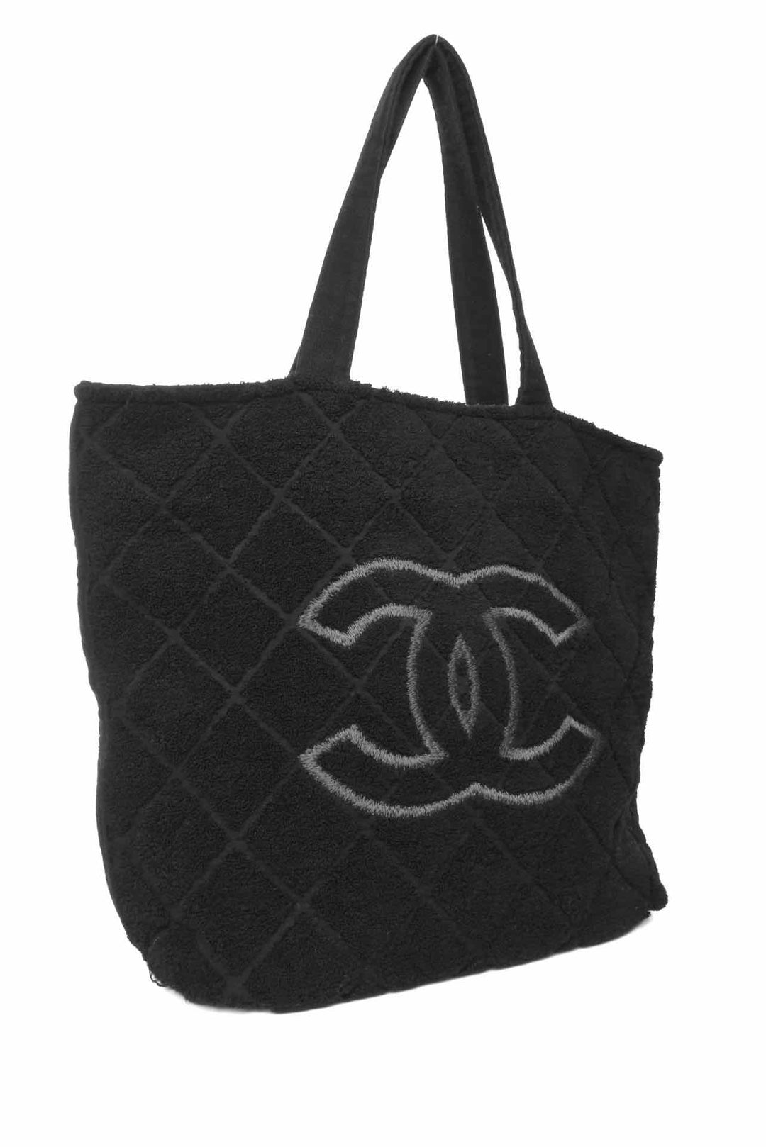 Chanel Terry Cloth CC Beach Towel Tote