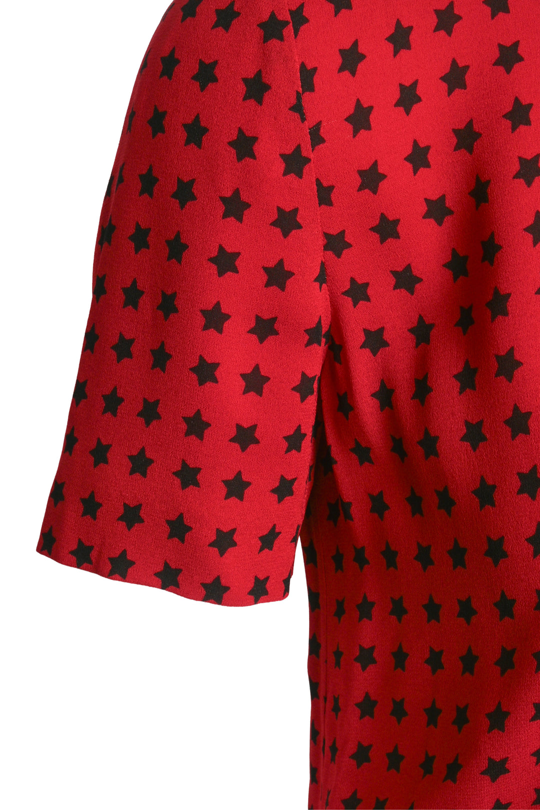 Saint Laurent Size XS 2019 Star Print Short Sleeve Mini Dress