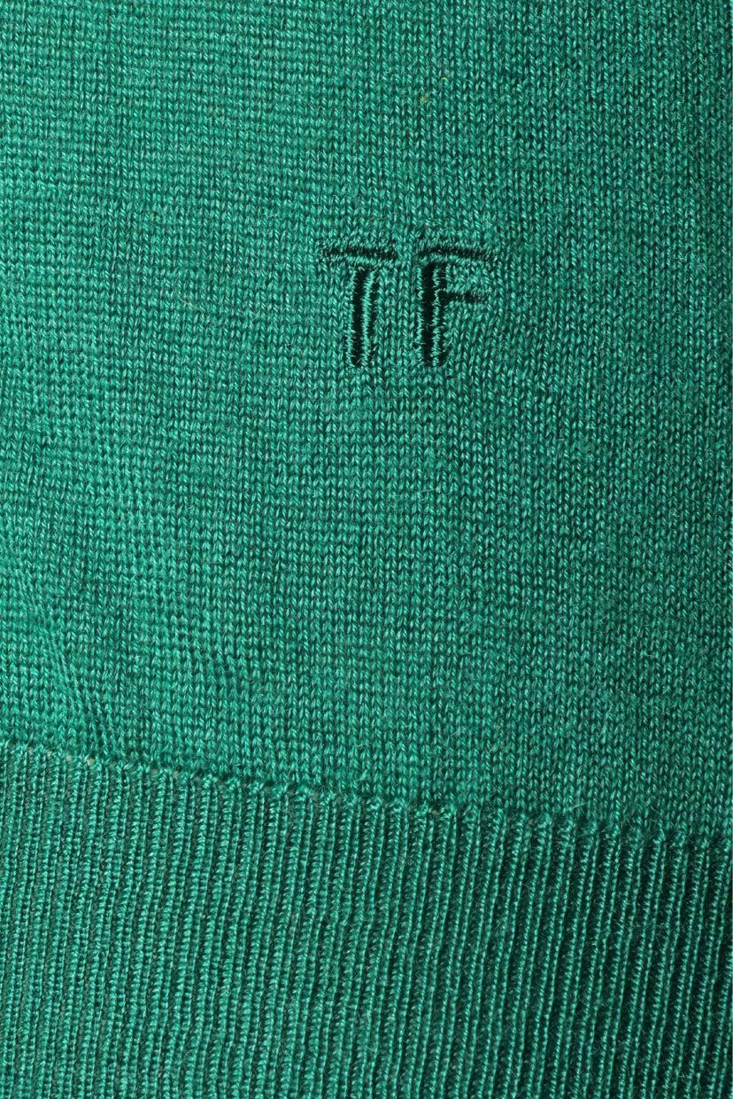 Tom Ford Size XL Cashmere Silk V-Neck Sweater