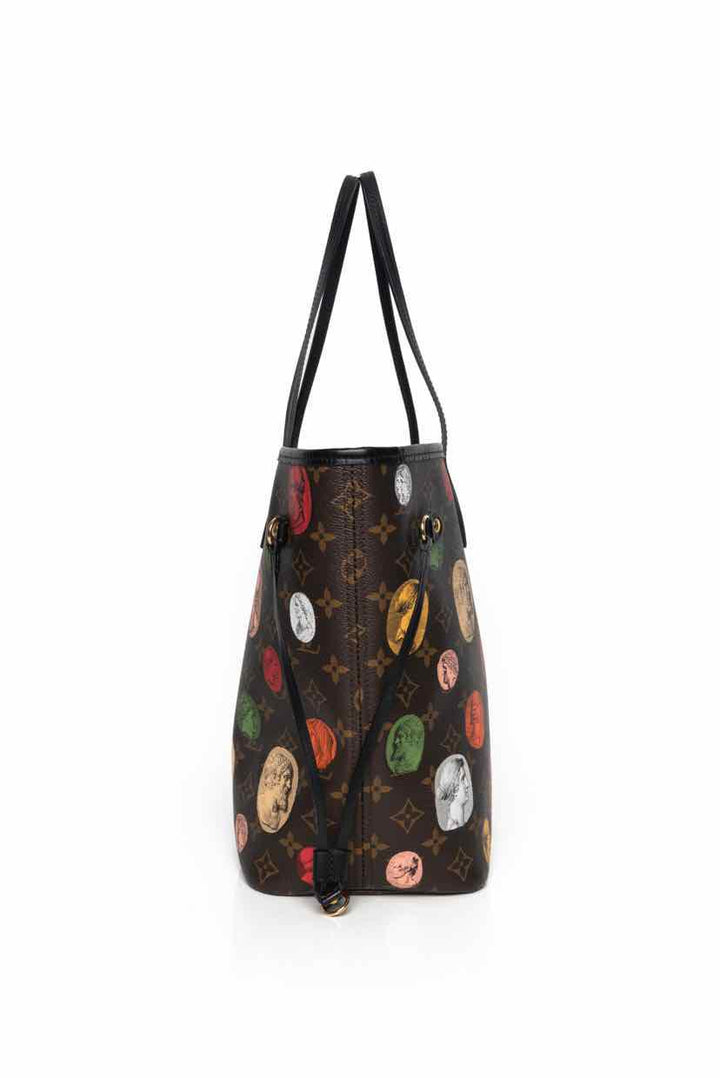 Louis Vuitton x Fornasetti Monogram Cameo Neverfull Bag