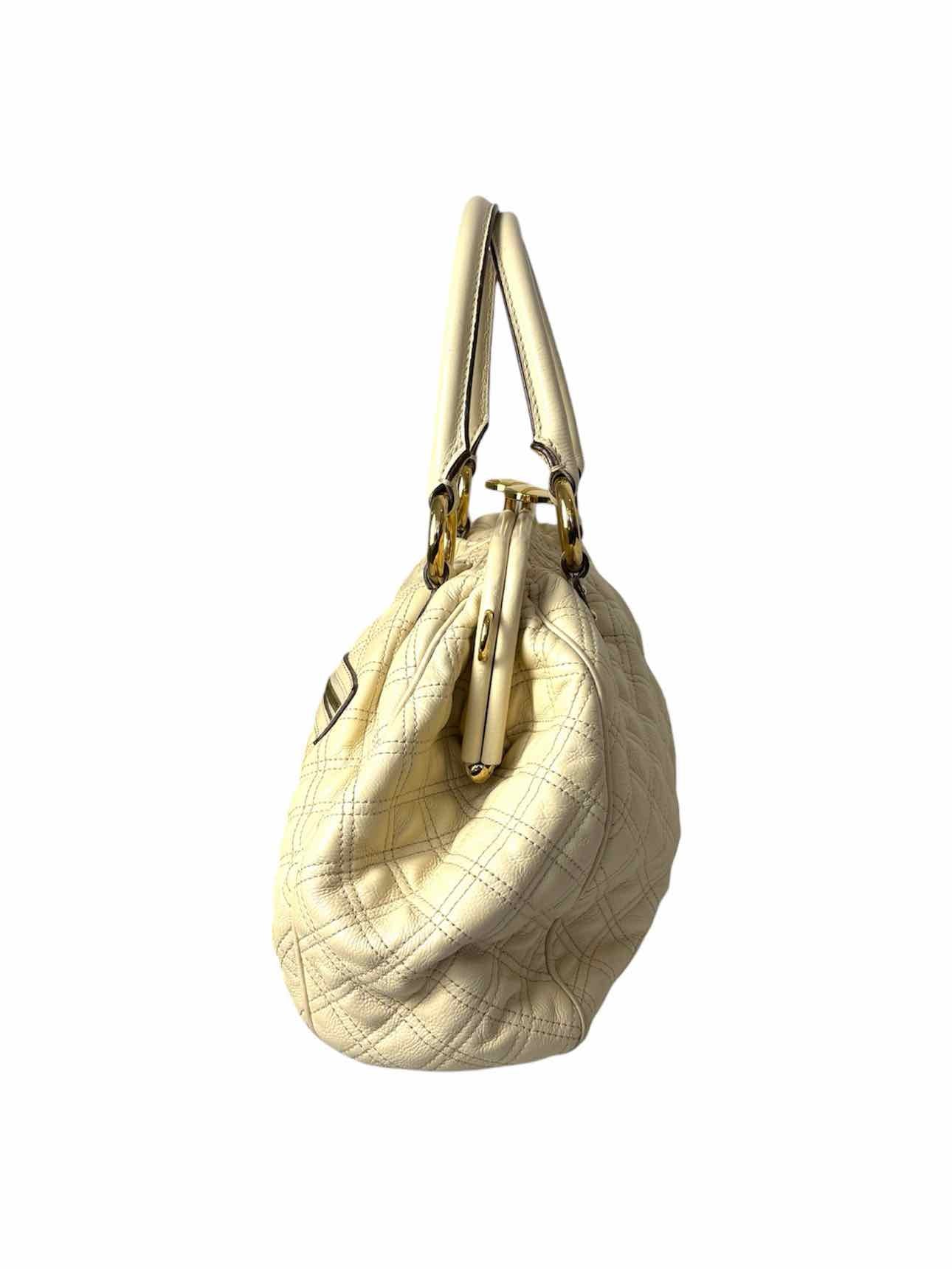 Marc Jacobs Original Quilted Leather Stam Bag w/Kiss-Lock Purse