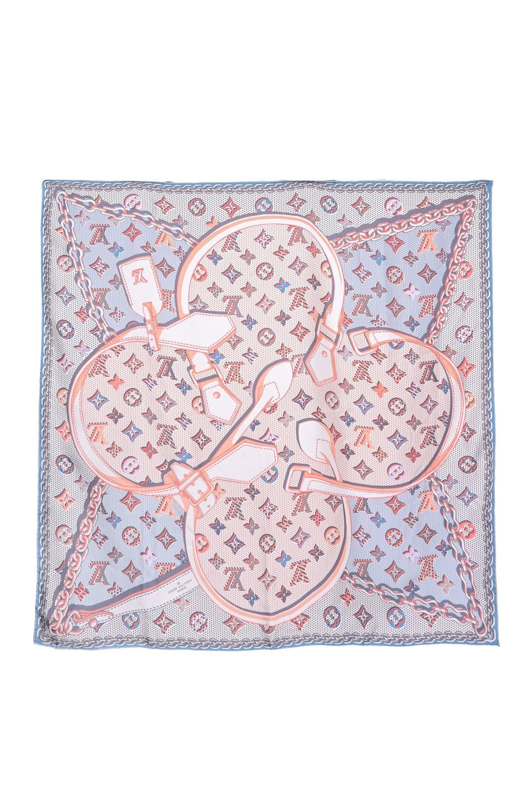 Louis Vuitton Carre Pop Monogram Silk Scarf