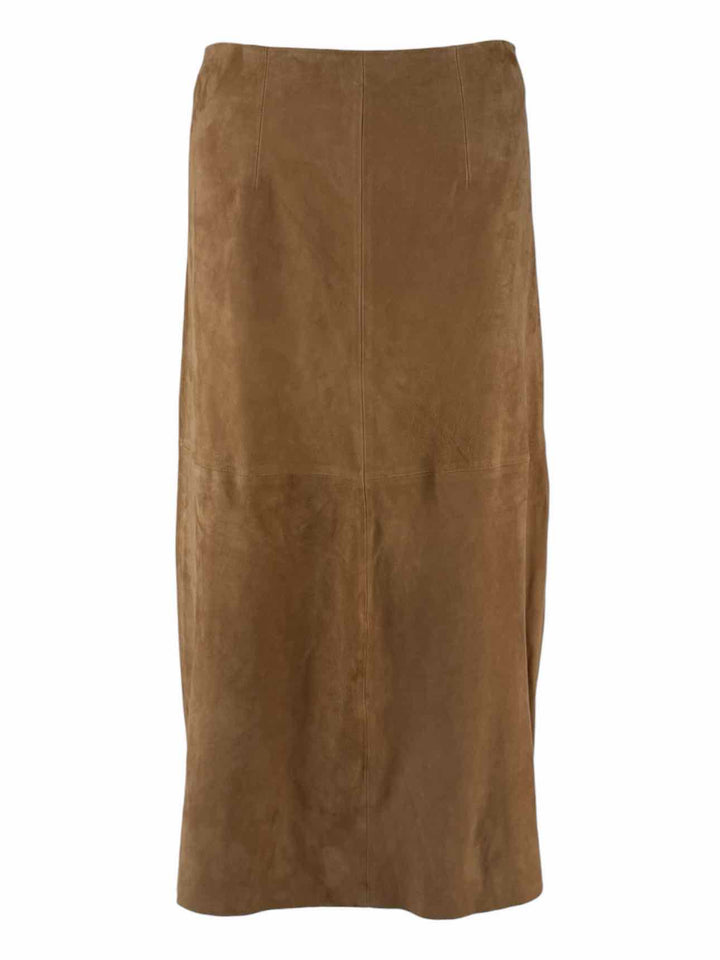 Arma Size 2  Melita Suede A-Line Midi Skirt