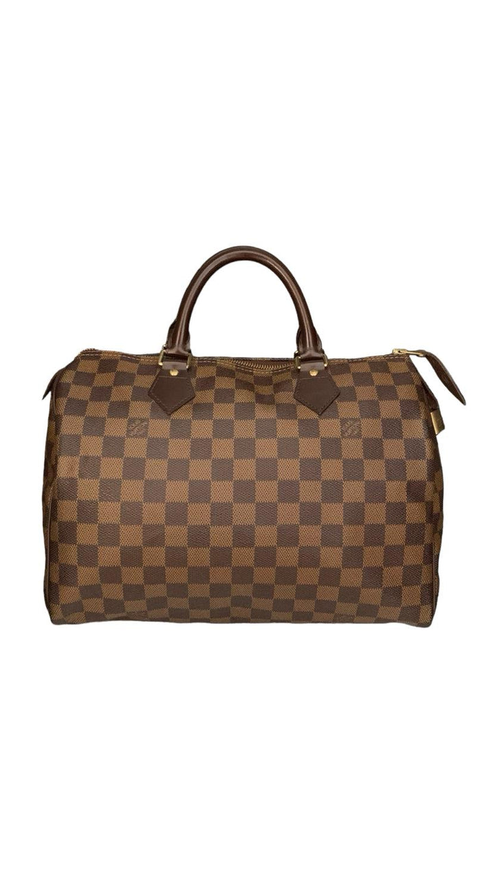 Louis Vuitton Damier Ebene Speedy 30  Purse