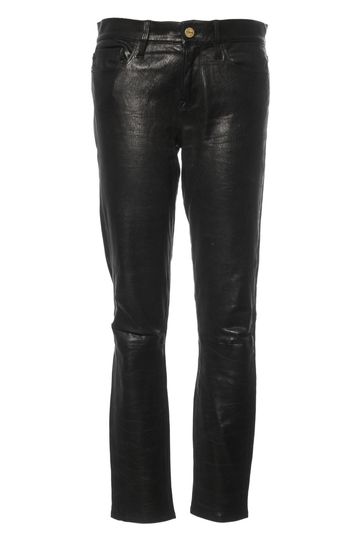 Frame Size 28 Le Skinny de Jeanne Leather Pants