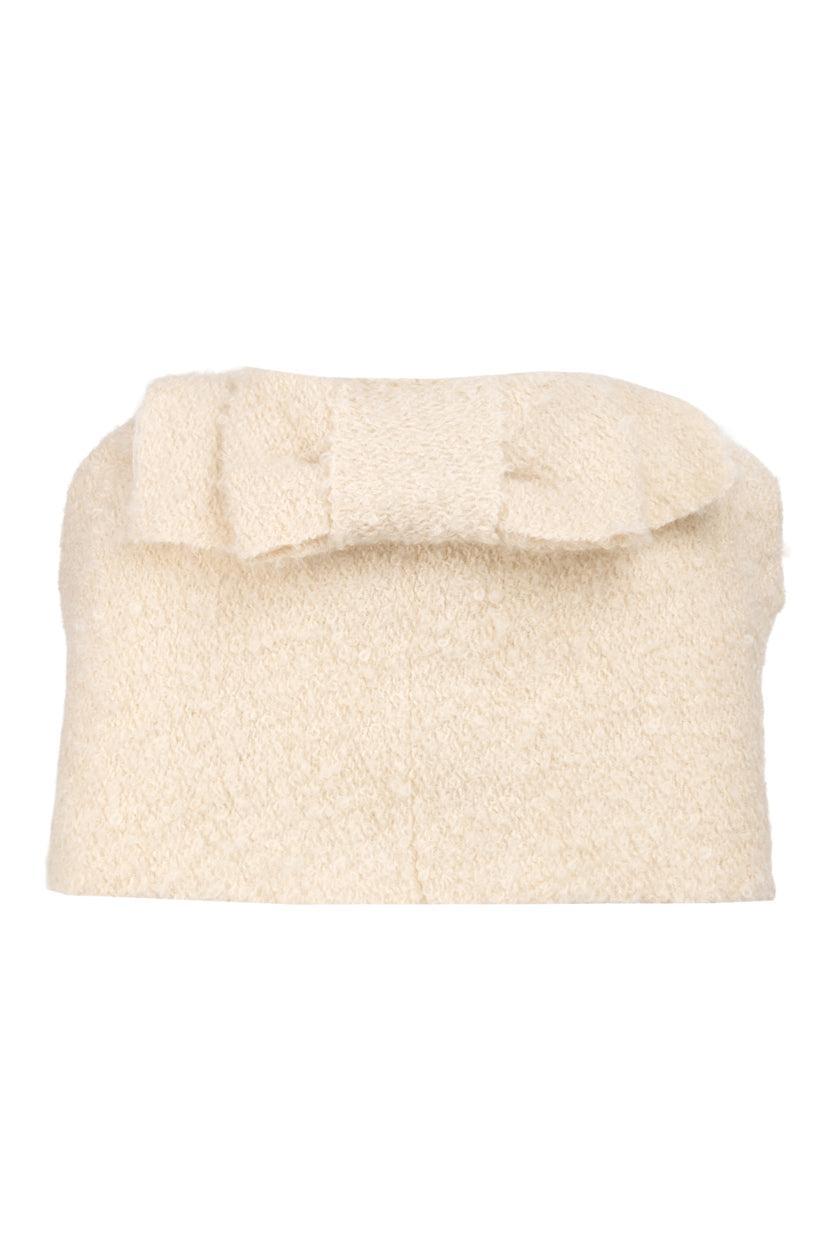 Jil Sander Size 34 Bow Mohair-Blend Cape