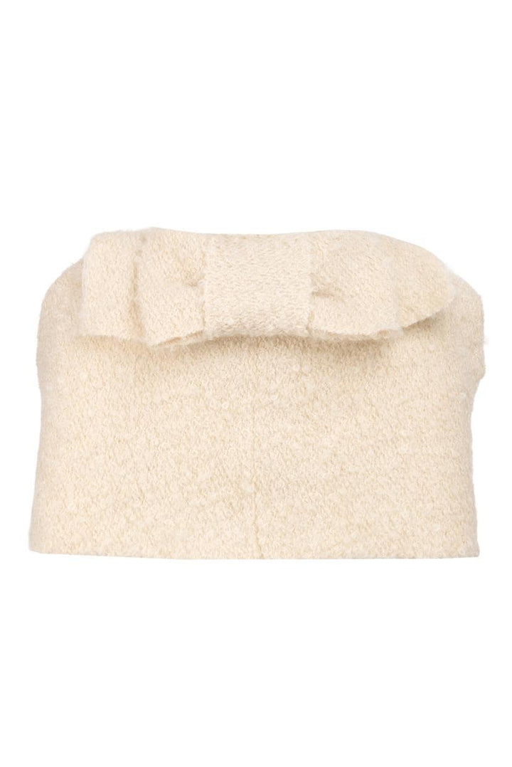 Jil Sander Size 34 Bow Mohair-Blend Cape