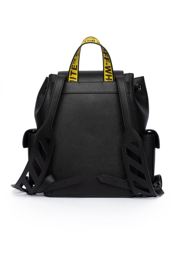 Off White Diagonal Binder Clip BackPack