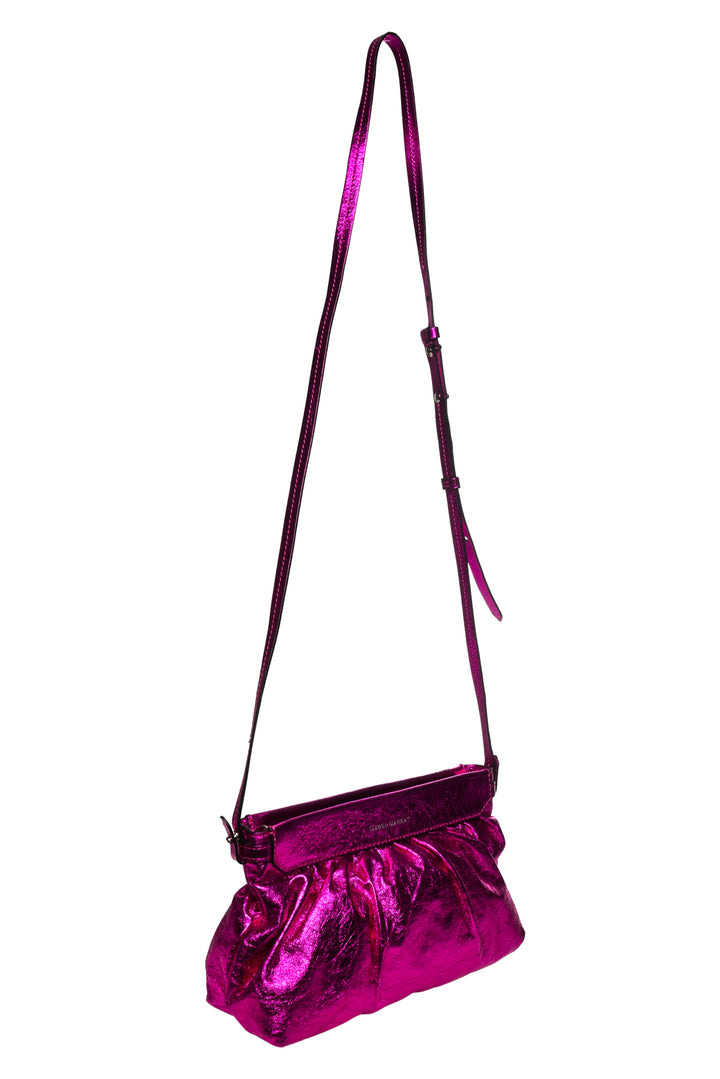 Isabel Marant Luzes Metallic Leather Clutch Bag
