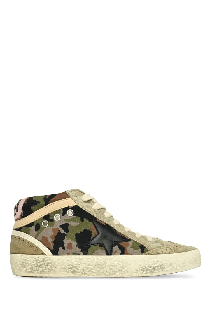 Golden Goose Size 38 Camouflage Mid Star Sneaker