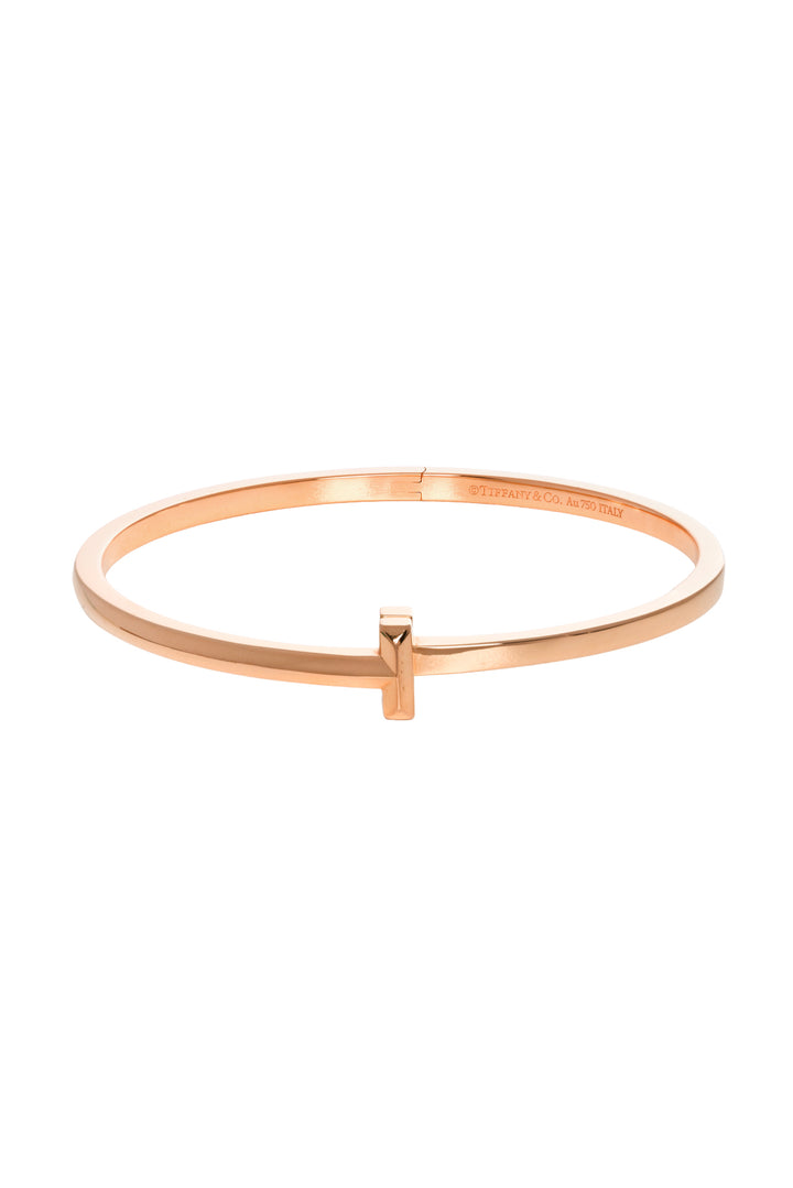 Tiffany & Co 18K Yellow Gold T1 Narrow Hinged Bangle