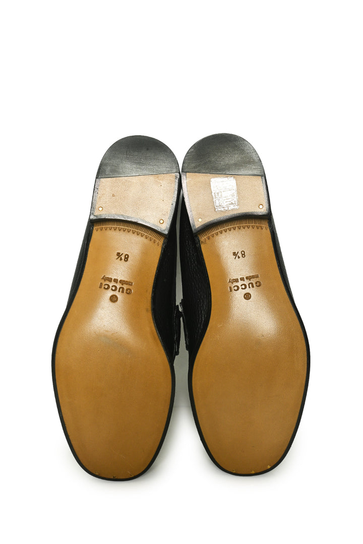 Gucci Size 8.5 Men's Web Horsebit Loafers