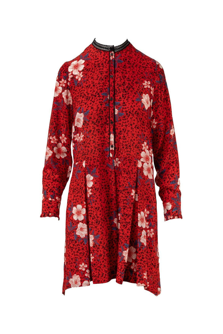 Zadig & Voltaire Size S Ruti Pensee Double Floral Silk Dress